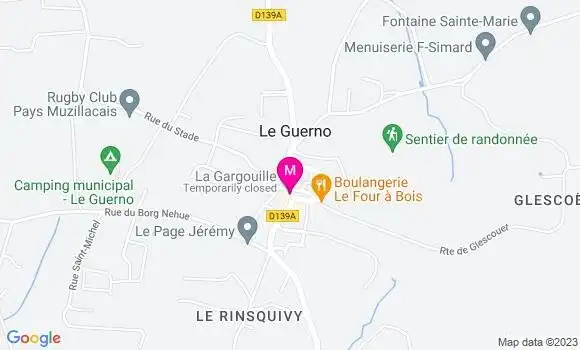 Localisation Crêperie La Gargouille