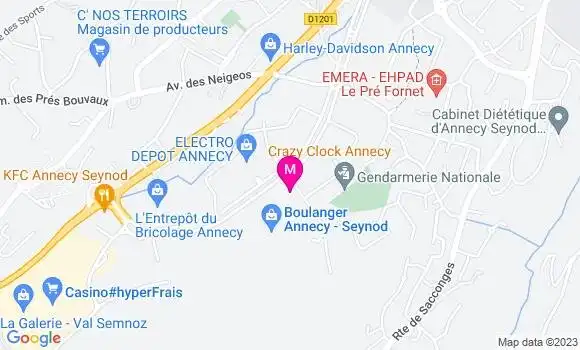 Localisation Restaurant  L