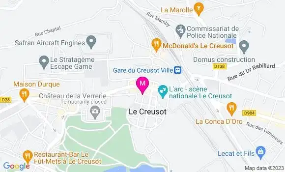 Localisation Restaurant  La Grimpette