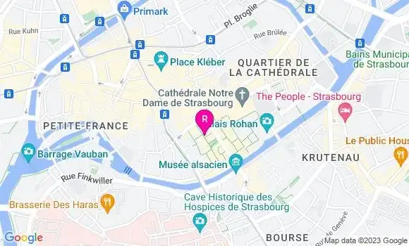 Localisation Restaurant Bar Jeannette et les Cycleux