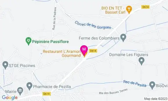 Localisation Restaurant  L