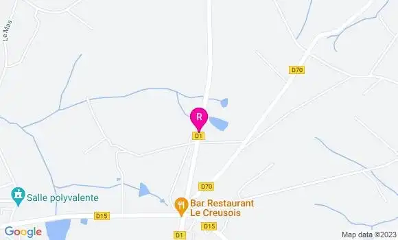 Localisation Restaurant  Le Creusois