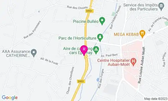 Localisation Restaurant  La Fringale