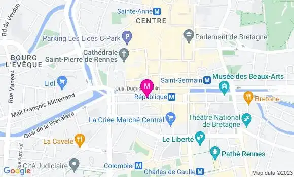 Localisation Restaurant  Le Bocal