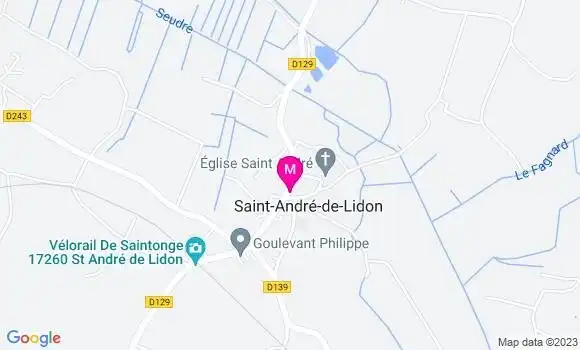 Localisation Restaurant  Le Saint André