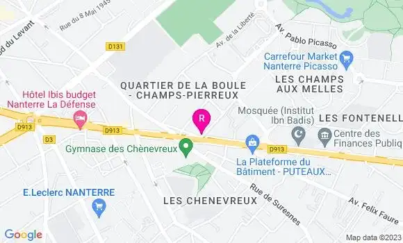 Localisation Sushi Nanterre