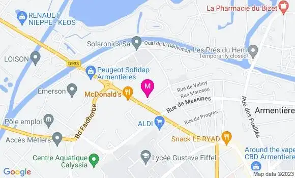 Localisation Restaurant  La Guinguette