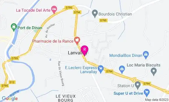 Localisation Restaurant  La Vieille Braise