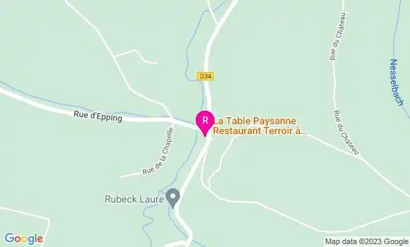 Localisation Restaurant  La Table Paysanne