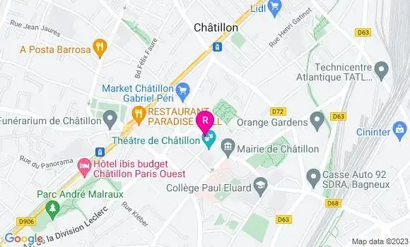 Localisation Restaurant  Etoile de l