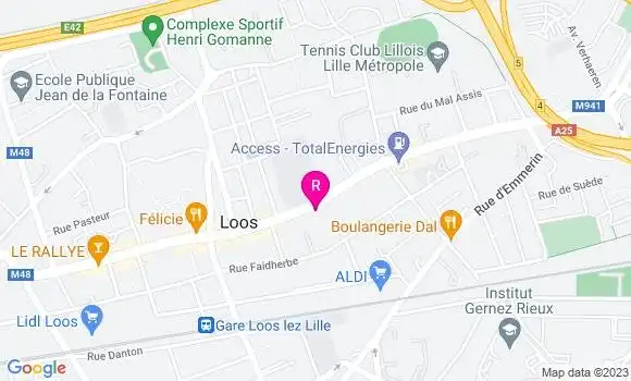 Localisation Restaurant  Le Bracelet d