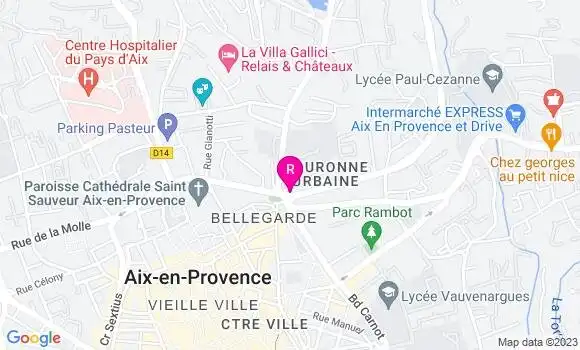 Localisation Restaurant  Café des Glaces