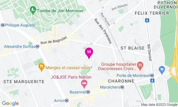 Localisation Restaurant  La Vierge