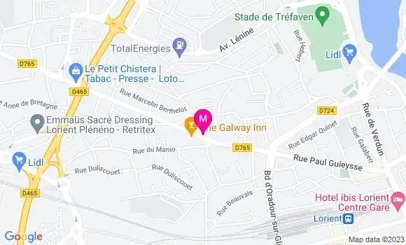 Localisation Restaurant Indien Le Tandoor