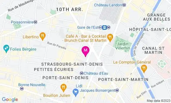 Localisation Restaurant  L