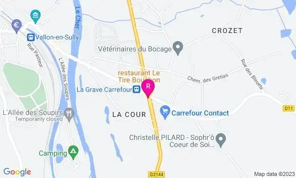 Localisation Restaurant  Le Tire Bouchon