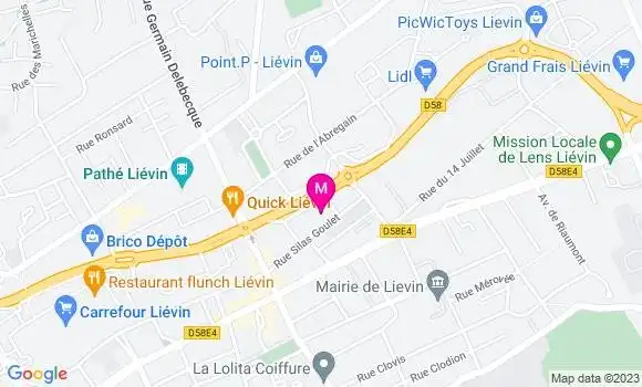 Localisation Restaurant  Le Relais de la Poste