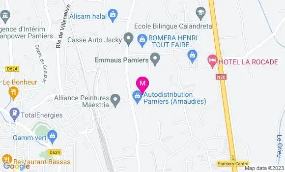 Localisation Fast Food Restaurant Automatique
