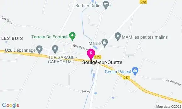 Localisation Restaurant  L