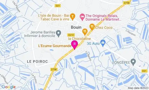 Localisation Restaurant  L