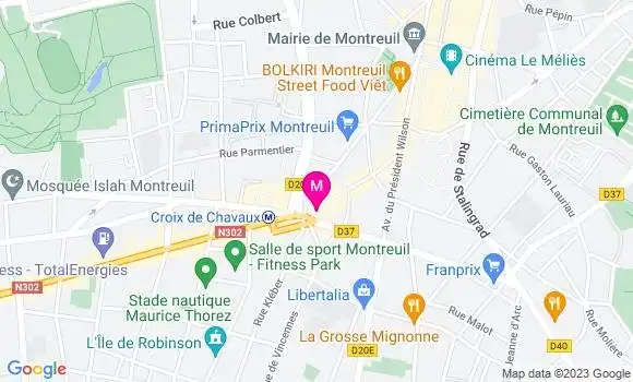 Localisation Restaurant  La Folle Blanche