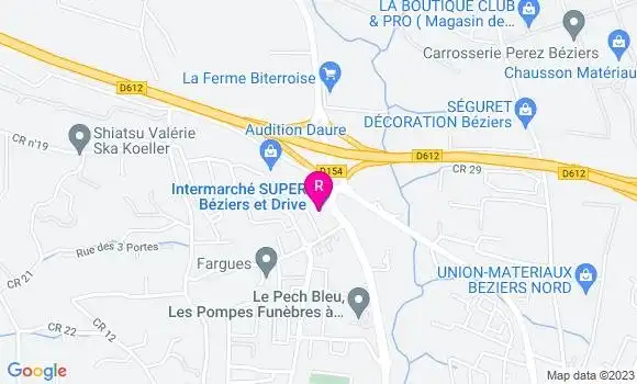 Localisation Brasserie Le Bistrot B