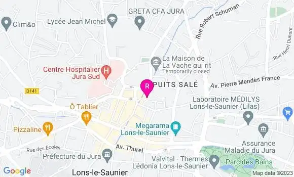 Localisation Restaurant  Le Puits Salé