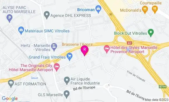 Localisation Brasserie L