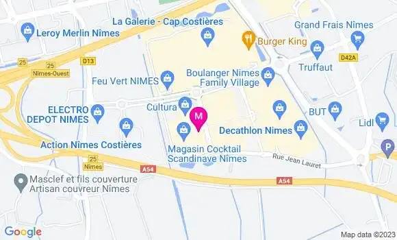 Localisation Restaurant  La Cantine