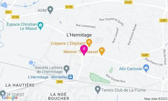 Localisation Pizzeria de l