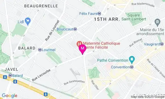 Localisation Restaurant  Le Lutèce