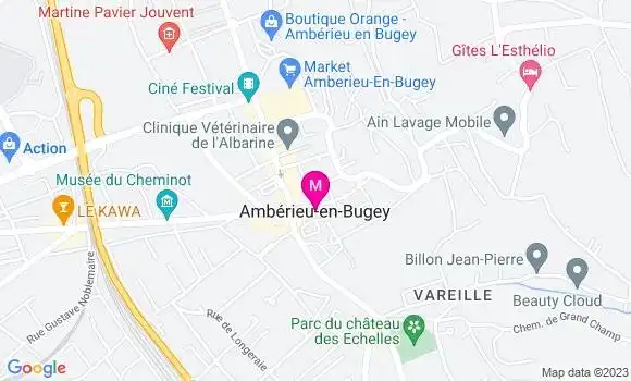 Localisation Crêperie Auberge des Allymes