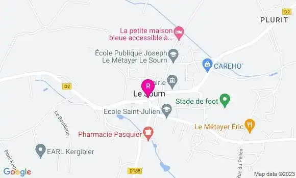 Localisation Restaurant  Le Triskell