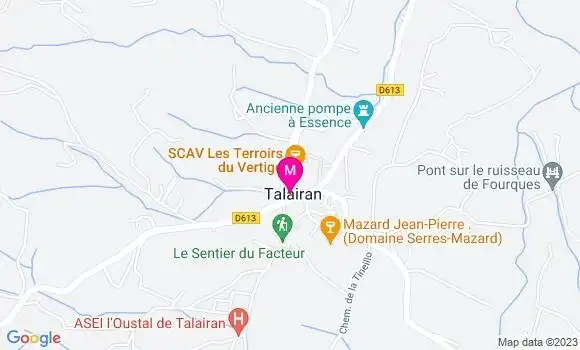Localisation Restaurant  La Talariane