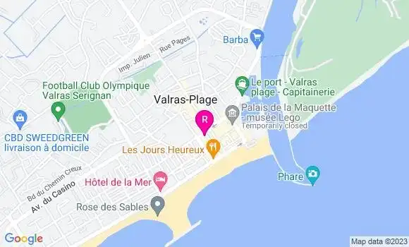 Localisation Restaurant  Le Marius