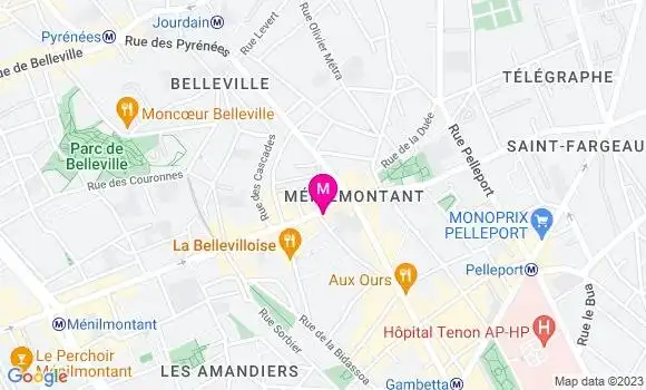 Localisation Restaurant  Fripon