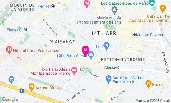 Localisation Restaurant  Le Grand Comptoir d