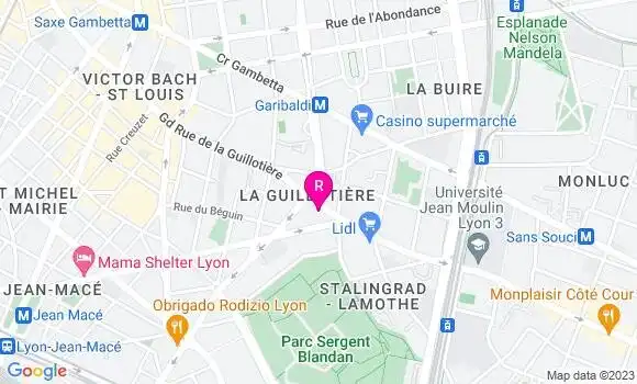 Localisation Sushi Asie Express
