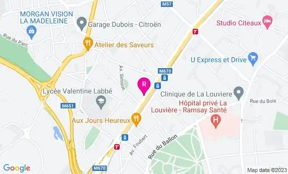 Localisation Restaurant  L