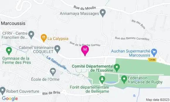 Localisation Restaurant  Les Colombes de Bellejame