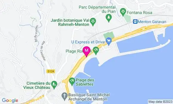 Localisation Restaurant Italien Panama Plage