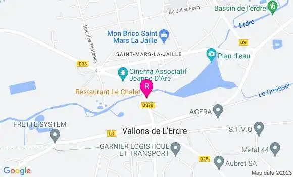Localisation Restaurant  Le Chalet