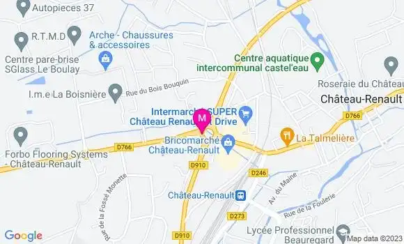 Localisation Le Bistrot du Marché