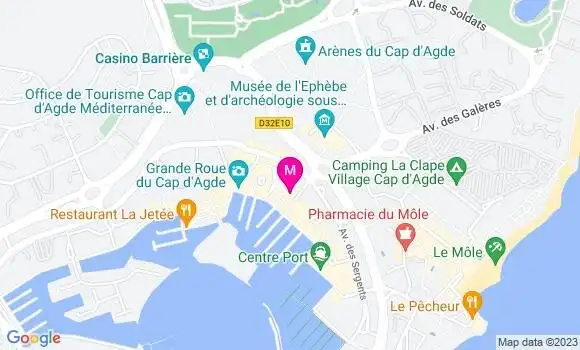 Localisation Restaurant la Manade