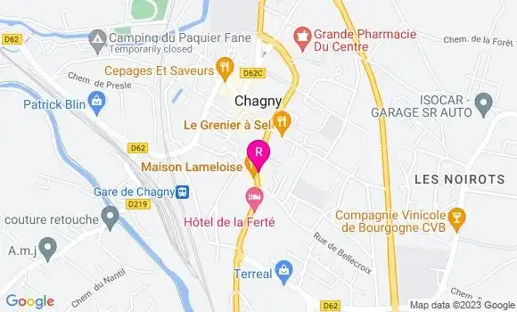 Localisation Restaurant  Le Caboulot Lyonnais