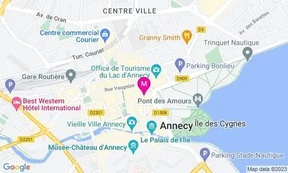 Localisation Bistrot du Paquier