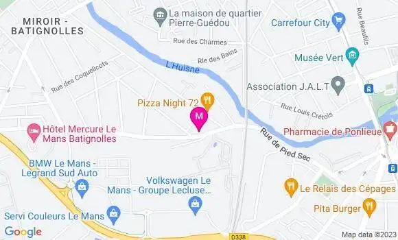 Localisation Restaurant  La Petite Pause