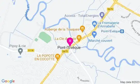 Localisation Auberge des Dominicaines