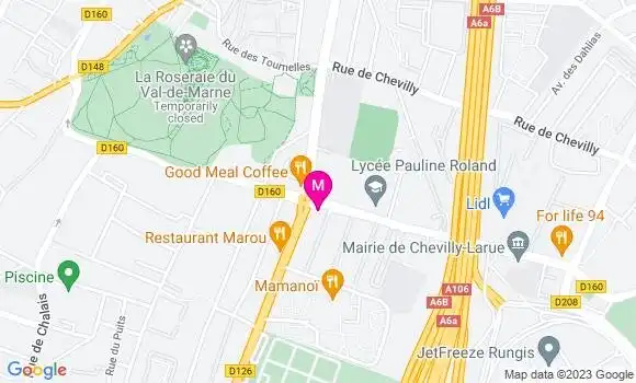 Localisation Restaurant Asiatique Le Grand Palais du Bonheur