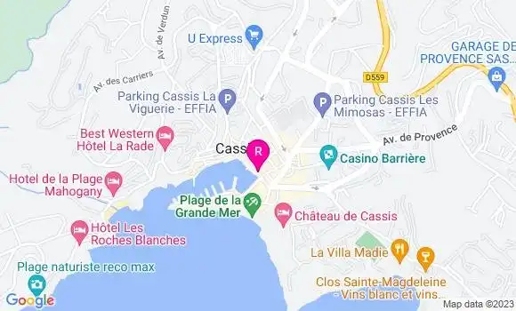Localisation Restaurant  La Voûte